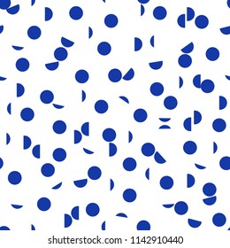 Seamless abstract colorful pattern with circles. Vector pattern
