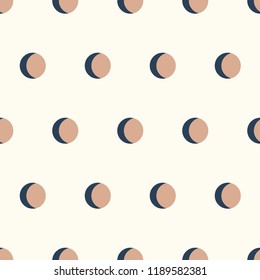 Seamless abstract colorful  pattern with circles. Vector pattern polka dot