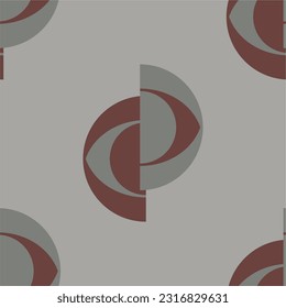 Seamless abstract colorful  pattern with circles.  Vector pattern