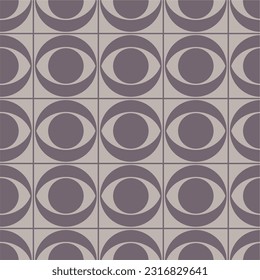 Seamless abstract colorful  pattern with circles.  Vector pattern
