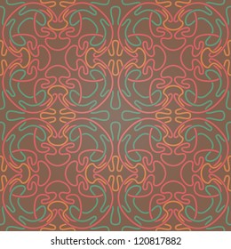 Seamless abstract colorful pattern with gradient. Vector illustration