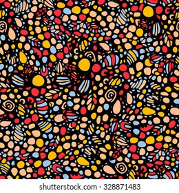 Seamless abstract colorful psychedelic background