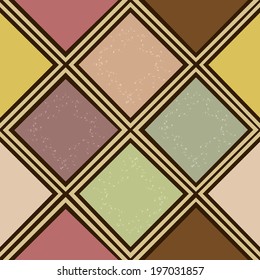 Seamless abstract colorful squares pattern 