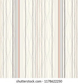 Seamless abstract colorful striped pattern. Endless pattern from stripes can be used for ceramic tile, wallpaper, linoleum, textile, web page background. Vector illustration