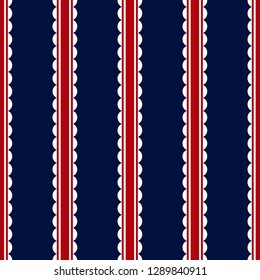 Seamless abstract colorful stripes pattern with circles. Vector pattern