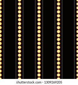 Seamless abstract colorful stripes pattern with circles. Vector pattern