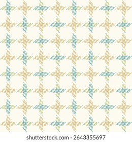 Seamless abstract colorful theme textured flower continuity pattern for textiles,