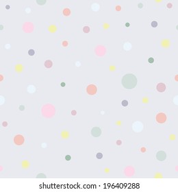 Seamless abstract colors circles. vector illustration