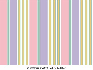 Seamless abstract colourful spring striped pattern. purple, pink, green stripe pattern on white background. Endless pattern can be used for ceramic tile, wallpaper, textile