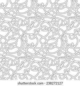 seamless abstract complex maze, labyrinth path