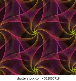 Seamless abstract computer generated fractal pattern background