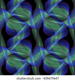 Seamless abstract computer generated fractal pattern background