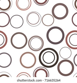 Seamless abstract conceptual geometric circles, bubbles, sphere or ellipses pattern. Good for web page, graphic design, catalog, texture or background. Vector illustration graphic.