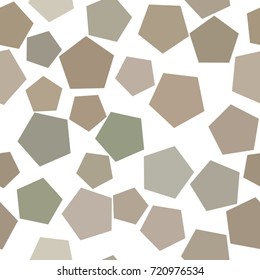 Seamless abstract conceptual geometric pentagon pattern. Good for web page, graphic design, catalog, texture or background. Vector illustration graphic.