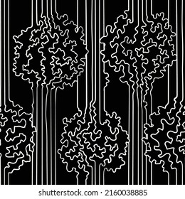 Seamless abstract creative monochrome background