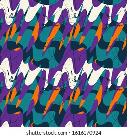 Seamless abstract creative wavy pattern.