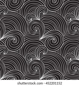 Seamless abstract curl pattern can be used for wallpaper, website background, wrapping paper. Swirl bright pattern. Abstract design.