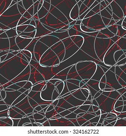 Seamless abstract curly decorative background