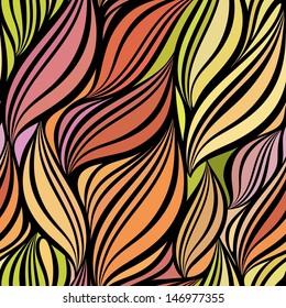 Seamless abstract curly wave pattern-model for design of gift packs, patterns fabric, wallpaper, web sites, etc.