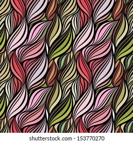 Seamless abstract curly wave pattern-model for design of gift packs, patterns fabric, wallpaper, web sites, etc.