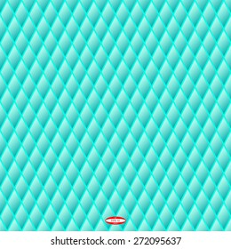 seamless abstract cyan geometric pattern turquoise texture with rhombus abstract aqua lines on slate background. vector illustration