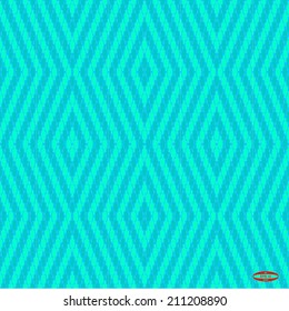 seamless abstract cyan pattern blue texture on turquoise background vector