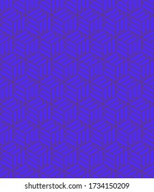 Seamless abstract dark blue geometric vector background.