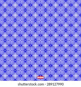 seamless abstract dark blue pattern with blue line with aqua wave with aquamarine band isolated on white background. vector illustration
