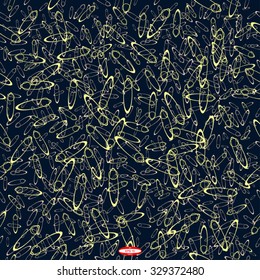 seamless abstract dark pattern with beige texture with cream ellipse isolated on dark cyan background. vector illustration