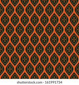 Seamless abstract decorative ornamental pattern