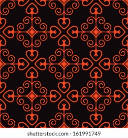 Seamless abstract decorative ornamental pattern
