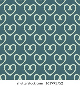 Seamless abstract decorative ornamental pattern