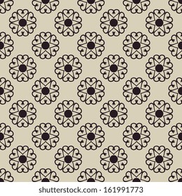 Seamless abstract decorative ornamental pattern