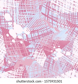 Seamless abstract decorative pattern for textile, design.