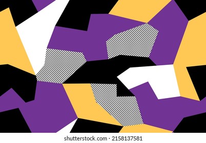 Seamless abstract decorative pattern. Vector Illustration.