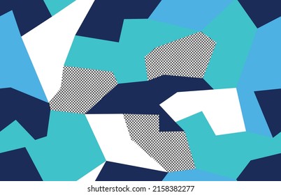 Seamless abstract decorative pattern. Vector Illustration.