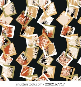 Seamless abstract decorative pattern. Vector Illustration.