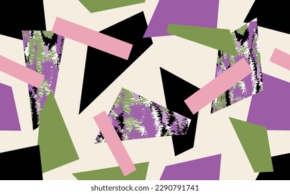 Seamless abstract decorative pattern. Vector Illustration.