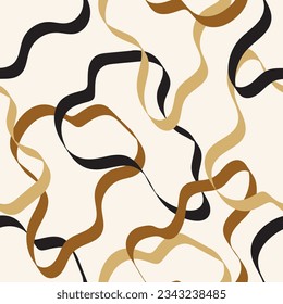 Seamless abstract decorative pattern. Vector Illustration