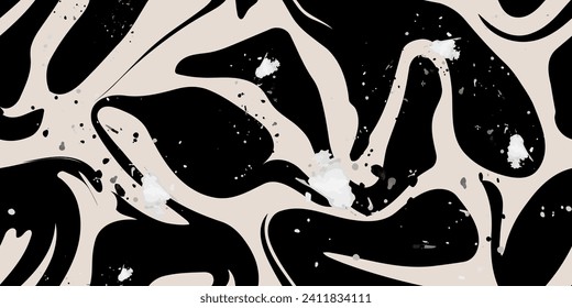 Seamless abstract design with geometric graphic element. Vector Illustration