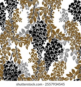 Seamless abstract design for wallpaper, printer fabric, paper print decoration. Vector illustrator.
