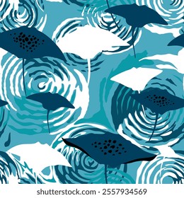 Seamless abstract design for wallpaper, printer fabric, paper print decoration. Vector illustrator.