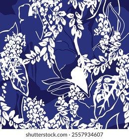 Seamless abstract design for wallpaper, printer fabric, paper print decoration. Vector illustrator.
