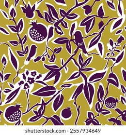 Seamless abstract design for wallpaper, printer fabric, paper print decoration. Vector illustrator.
