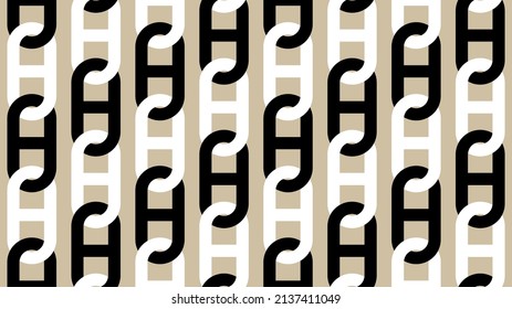 Seamless abstract diagonal chain pattern. Vector Illustration.