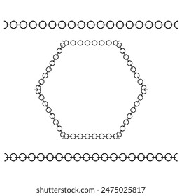 Seamless abstract diagonal chain pattern. Vector Illustration design eps 10