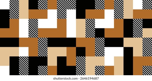 Seamless abstract diagonal stripes, rectangles pattern. EPS10 Illustration
