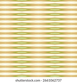 Patrón abstracto de diamantes sin fisuras en tonos verdes, beige y blancos terrosos. Ideal para textiles, Fondos de pantalla y fondos modernos. Presenta simetría, estilo geométrico y minimalista.