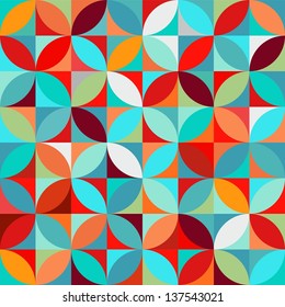 seamless abstract disco pattern