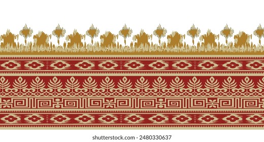 Seamless abstract distressed chevron pattern.Floral brush strokes seamless pattern background for fashion prints, graphics, backgrounds and crafts